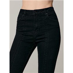 Skinny CONTE CON-524 Черные джинсы skinny с разрезами