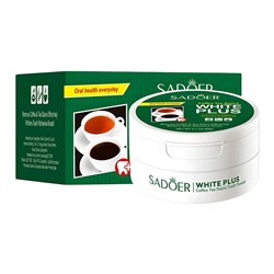 Отбеливающий зубной порошок WHITE PLUS SADOER
