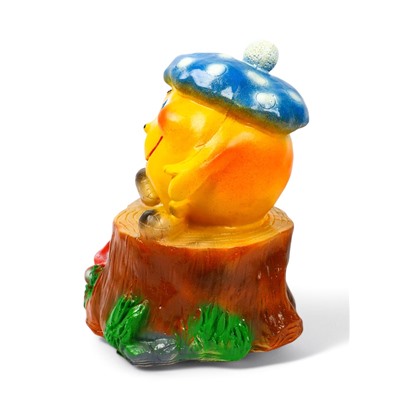 Садовая фигура из гипса «Колобок в кепке», 46×35×35 см