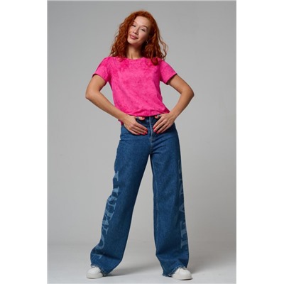 7497 футболка женская (Розовый винтаж)