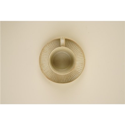 Чайная пара SL Home «Виенто», чашка 250 мл, блюдце d=15 см, керамика, бежевая