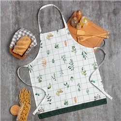 Фартук «Этель» Flora 60×70 см, 100% хлопок, саржа 190 г/м²