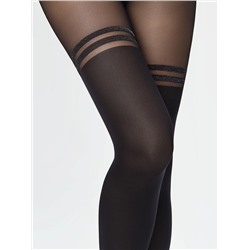 Minimi Колготки NUANCE LUREX  70 #1 (имитация чулок с люрексом)