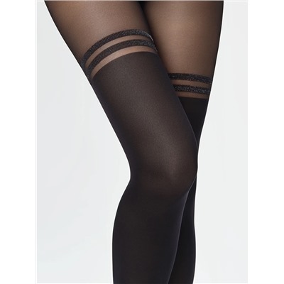 Minimi Колготки NUANCE LUREX  70 #1 (имитация чулок с люрексом)