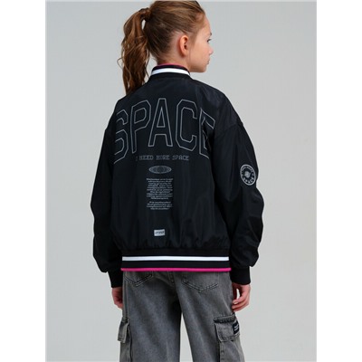 Куртка текстильная с полиуретановым покрытием для девочек (ветровка)