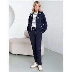 Худи на молнии из петельчатого футера двухнитки с эластаном без начеса