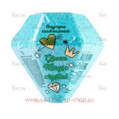 Лаборатория Катрин Шипучая соль для ванн Green Magic crystal 200гр 15080