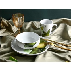 Тарелка керамическая «Сочный лайм», 22.5 см, Dolce Ceramo