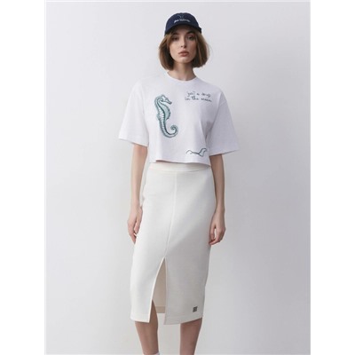 Футболки CONTE LD 2715 Укороченная футболка из хлопка с рисунком