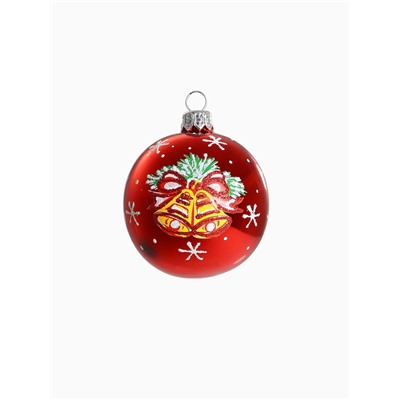 Ёлочные шары «Рождественские», d=6 см, набор 5 шт., МИКС