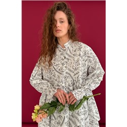 Платье  PUFF059/07/Белый, черный