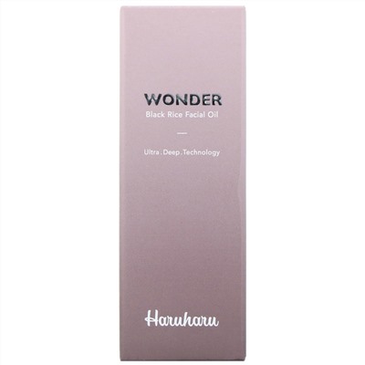 Haruharu, Wonder, масло для лица с черным рисом, 10 мл (0,3 жидк. унция)