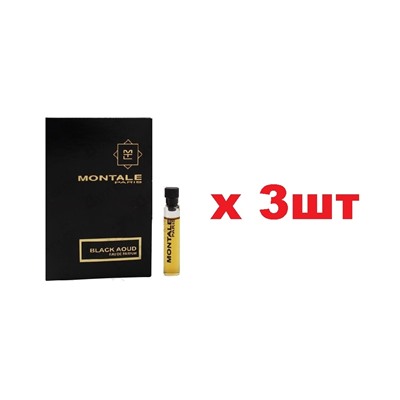 Туалетная вода Montale black aoud 2мл edp унисекс тестер 3шт