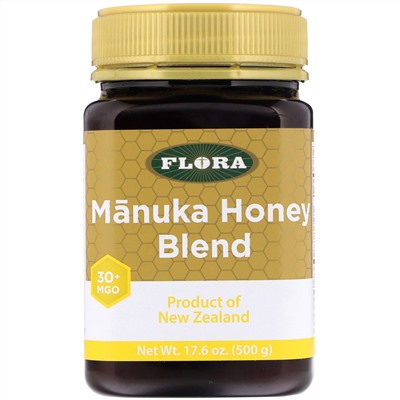 Flora, Manuka Honey Blend, MGO 30+, 17.6 oz (500 g)