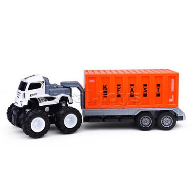 Машина "Мега контейнер" (свет,звук) в коробке