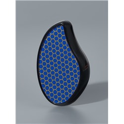 Стеклянная нано-пилка для пяток, 10.5×5.5×3.3 см, в картонной коробке, цвет чёрный