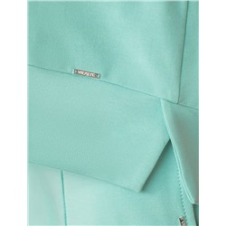 Свободный свитшот с принтом и разрезами из эластичного футера двухнитки без начеса