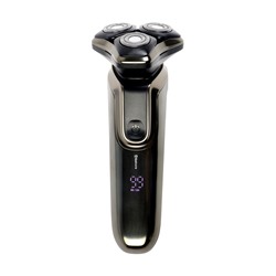Электробритва Sakura SA-5433BK, роторная, 3 плавающие головки, LED дисплей, 5 Вт, АКБ, чёрная
