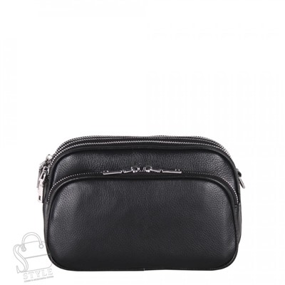 Сумка женская кожаная 8545VG black Vitelli Grassi