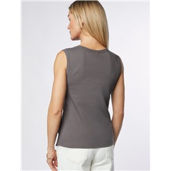 Топ из премиального хлопка с эластаном