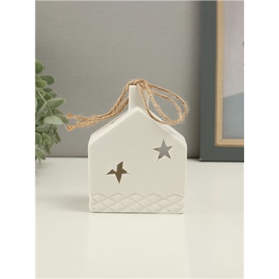 Фигурка светящаяся TAKE IT EASY «Домик», керамика, 8.5×8.5×11 см