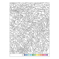 Цветовой код. Раскрась по номерам. Мир животных