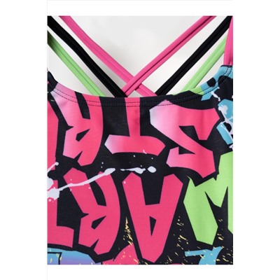 Купальник трикотажный для девочек PLAYTODAY, 1239921