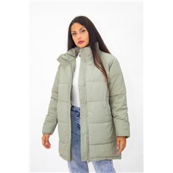 Удлиненная женская куртка осень-весна Лайт арт.151 (Светлый хаки)