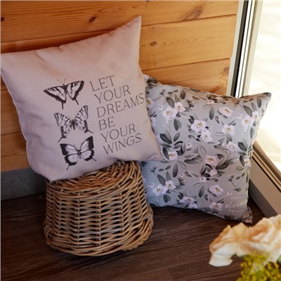 Наволочка декоративная «Этель» Jasmine (вид 1), 40×40 см, хлопок 100%