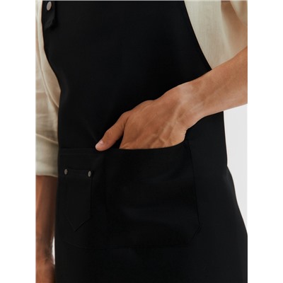 Фартук «Этель. Стиль», чёрный, 70×80 см, 80% п/э, 20% хлопок