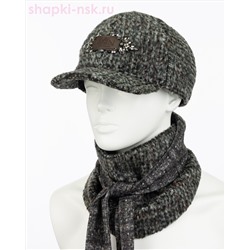 Дана стразы Комплект (бейсболка+бактус) (57-59)