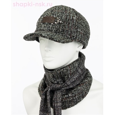 Дана стразы Комплект (бейсболка+бактус) (57-59)