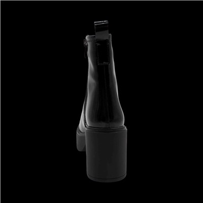 Ботинки из натуральной кожи Р-121-8 черные