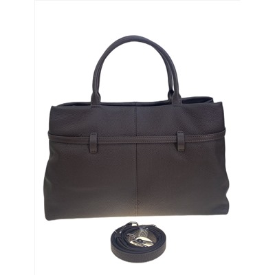 Женская сумка из натуральной кожи, цвет  кофе