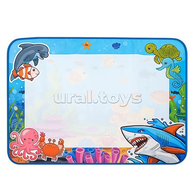 Коврик для рисования "Подводный мир" в коробке