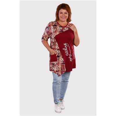 Марчелла - туника бордо
