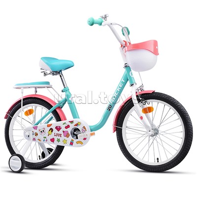 Велосипед 20" Rocket Bella, цвет бирюзовый