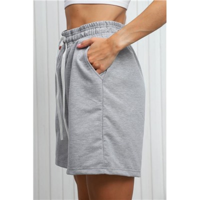 22285 Шорты женские (Серый меланж)