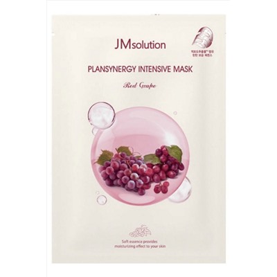Jmsolution Тканевая маска для лица укрепляющая с красным виноградом / Plansynergy Intensive Mask Red Grape, 30 мл KRISTALLER, 1110506
