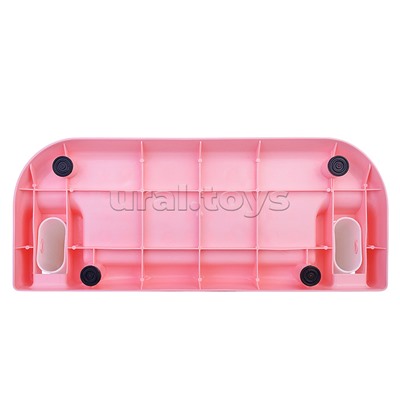 Детская накладка на унитаз со ступенькой (розовый)