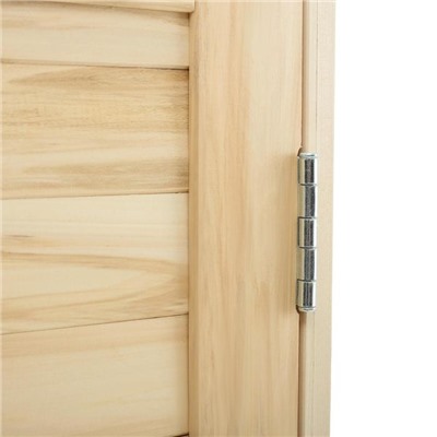 Дверь для бани и сауны «Эконом», 170×70 см, шпунтованная доска