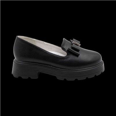 Лоферы AV614-3-1 черные