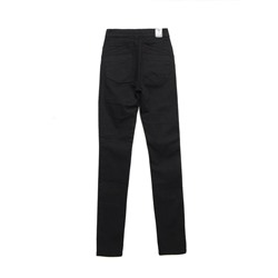 Skinny CONTE CON-149 Моделирующие джинсы skinny push-up Premium Stay Black с высокой посадкой