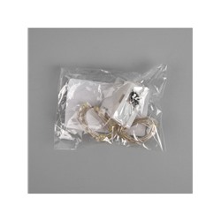 Гирлянда «Нить» 2 м роса, IP20, серебристая нить, 20 LED, 3 режима, батарейки AG13×3 (в комплекте), свечение тёплое белое