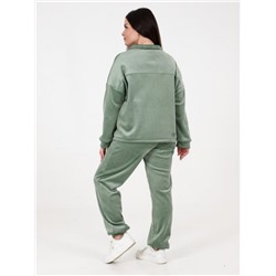 Куртка "Алиса" олива вельвет