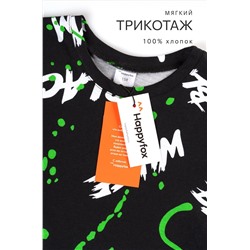 Хлопковый костюм для мальчика Happyfox