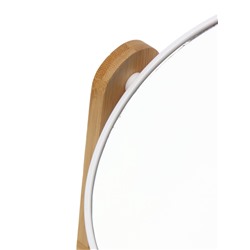 УЦЕНКА Зеркало настольное овал (2) с/увел BAMBOO 14,2*17,6/18*20,8см бамбук QF