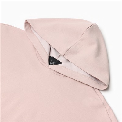 Костюм с вышивкой женский (толстовка, брюки) MIST Inspire, размер 44-46, бежевый