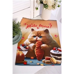 К-т полотенец "Шеф-повар" 50*60 см. - 3 шт. вафля хлопок 100%