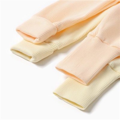 Комплект легинсов детских MINAKU: Basic Line BABY, рост 62-68 см, цвет кремовый, молочный